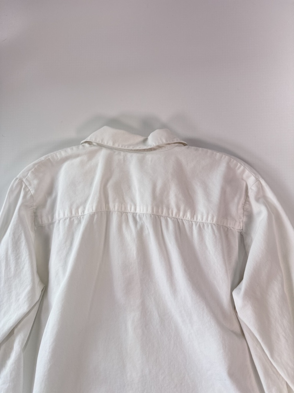 Madewell Women Central Shirt White Cotton Modal Button Up S - Picture 9 of 12